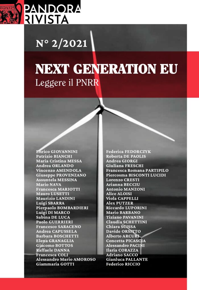 Numero 2/2021 – Next Generation EU. Leggere il PNRR
