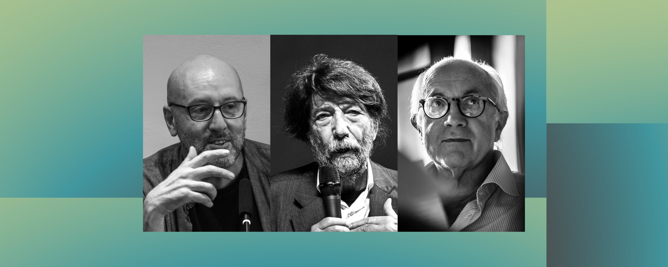 Massimo Cacciari, Roberto Esposito e Alessandro Vanoli al Teatro Duse